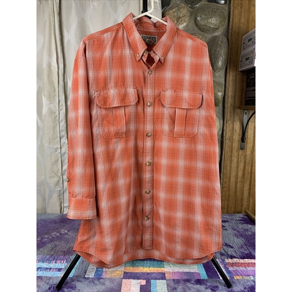 Duluth Other - Duluth Trading Co Mens Large Lightweight Nylon Button Up 3/4 Sleeve Hiking Shirt